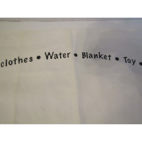 Disney Pillow Case American Red Cross First Aid Kit Supplies List RARE - Picture 6 of 10